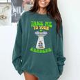 Take Me To Your Readers Alien Book Reading Bookaholic Comfort Colors Sweatshirt Chalky Mint Take Me To Your Readers Alien Book Reading Bookaholic Comfort Colors Sweatshirt Chalky Mint