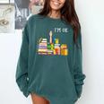 Reading Books Librarian Reader Nerd I'm Ok Teacher Comfort Colors Sweatshirt Chalky Mint Reading Books Librarian Reader Nerd I'm Ok Teacher Comfort Colors Sweatshirt Chalky Mint