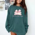 Reading Books Mom Mothers Day Coquette Pink Bow Book Lovers Comfort Colors Sweatshirt Chalky Mint Reading Books Mom Mothers Day Coquette Pink Bow Book Lovers Comfort Colors Sweatshirt Chalky Mint