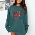Reading Freadom Freedom Book Lover 4th Of July Men Women Comfort Colors Sweatshirt Chalky Mint Reading Freadom Freedom Book Lover 4th Of July Men Women Comfort Colors Sweatshirt Chalky Mint
