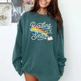 Reading Is The Key To Smart Book Lover Bookworm Reader Comfort Colors Sweatshirt Chalky Mint