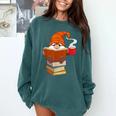 Reading Lover Book Graphic Gnome Comfort Colors Sweatshirt Chalky Mint Reading Lover Book Graphic Gnome Comfort Colors Sweatshirt Chalky Mint