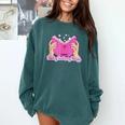 Reading Smut Is My Therapy Romance Book Reader Humor Comfort Colors Sweatshirt Chalky Mint