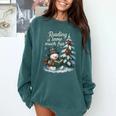 Reading Is Snow Much Fun Christmas Books Snowman Bookworm Comfort Colors Sweatshirt Chalky Mint Reading Is Snow Much Fun Christmas Books Snowman Bookworm Comfort Colors Sweatshirt Chalky Mint