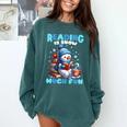 Reading Is Snow Much Fun Christmas Xmas Book Reading Comfort Colors Sweatshirt Chalky Mint Reading Is Snow Much Fun Christmas Xmas Book Reading Comfort Colors Sweatshirt Chalky Mint