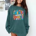 Reads Across Tee America Books Reader Reading Teacher Comfort Colors Sweatshirt Chalky Mint Reads Across Tee America Books Reader Reading Teacher Comfort Colors Sweatshirt Chalky Mint