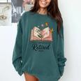 Retired 2025 A New Chapter Begins Retirement Teacher Book Comfort Colors Sweatshirt Chalky Mint Retired 2025 A New Chapter Begins Retirement Teacher Book Comfort Colors Sweatshirt Chalky Mint
