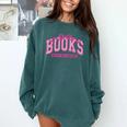 Retro Pink Coquette Bow Valentine Book Lover Varsity Comfort Colors Sweatshirt Chalky Mint Retro Pink Coquette Bow Valentine Book Lover Varsity Comfort Colors Sweatshirt Chalky Mint