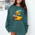 Rubber Duck Reading Book Rubber Duckie Reader Coffee Lover Comfort Colors Sweatshirt Chalky Mint Rubber Duck Reading Book Rubber Duckie Reader Coffee Lover Comfort Colors Sweatshirt Chalky Mint