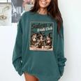 Salem Book Club Bookish Halloween Retro Salem Witch Book Comfort Colors Sweatshirt Chalky Mint