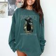 Salem Witch Book Club Cat Reading Witchy Halloween Men Comfort Colors Sweatshirt Chalky Mint Salem Witch Book Club Cat Reading Witchy Halloween Men Comfort Colors Sweatshirt Chalky Mint