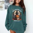 Salem Witch Book Club All Witches Welcome Halloween Reading Comfort Colors Sweatshirt Chalky Mint Salem Witch Book Club All Witches Welcome Halloween Reading Comfort Colors Sweatshirt Chalky Mint