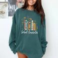 School Counselor Wildflower Books National School Counseling Comfort Colors Sweatshirt Chalky Mint School Counselor Wildflower Books National School Counseling Comfort Colors Sweatshirt Chalky Mint