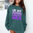 In My School Librarian Era Groovy Back To School Book Lover Comfort Colors Sweatshirt Chalky Mint In My School Librarian Era Groovy Back To School Book Lover Comfort Colors Sweatshirt Chalky Mint