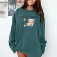 She's Got A Book For Every Situation Comfort Colors Sweatshirt Chalky Mint