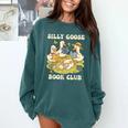 Silly-Goose Book Club Goose And Book Lovers Comfort Colors Sweatshirt Chalky Mint Silly-Goose Book Club Goose And Book Lovers Comfort Colors Sweatshirt Chalky Mint