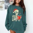 Skeleton Reading Book Christmas Teacher Librarian Book Lover Comfort Colors Sweatshirt Chalky Mint Skeleton Reading Book Christmas Teacher Librarian Book Lover Comfort Colors Sweatshirt Chalky Mint