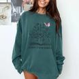 Sorry I'm Booked Book Lover Teachers Librarians Comfort Colors Sweatshirt Chalky Mint