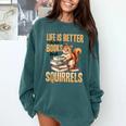 Squirrel Animal Life Is Better With Books And a Comfort Colors Sweatshirt Chalky Mint Squirrel Animal Life Is Better With Books And a Comfort Colors Sweatshirt Chalky Mint