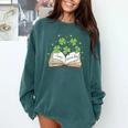 St Patricks Day Book Lover Librarian Reading Saint Pattys Comfort Colors Sweatshirt Chalky Mint St Patricks Day Book Lover Librarian Reading Saint Pattys Comfort Colors Sweatshirt Chalky Mint