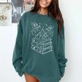 Stack Of Books And Dragons Bookworm Fantasy Books Lover Comfort Colors Sweatshirt Chalky Mint Stack Of Books And Dragons Bookworm Fantasy Books Lover Comfort Colors Sweatshirt Chalky Mint