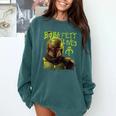 Star Wars The Book Of Boba Fett Neon Boba Fett Lives Poster Comfort Colors Sweatshirt Chalky Mint