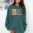 Stay Home Read Books Pet My Cat Regret Nothing Cats Book Comfort Colors Sweatshirt Chalky Mint
