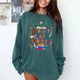 Support Public Libraries Book Nerd Outfit For Book Lovers Comfort Colors Sweatshirt Chalky Mint