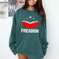 I Survived Reading Banned Books And All I Got Was Smarter Comfort Colors Sweatshirt Chalky Mint