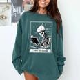 Tarot Card Shirt The Reader Tarot Skeleton Reading Book Comfort Colors Sweatshirt Chalky Mint Tarot Card Shirt The Reader Tarot Skeleton Reading Book Comfort Colors Sweatshirt Chalky Mint