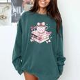 Teacher Valentine's Day All Booked For Valentines Reading Comfort Colors Sweatshirt Chalky Mint Teacher Valentine's Day All Booked For Valentines Reading Comfort Colors Sweatshirt Chalky Mint