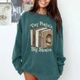 Tiny Portals Big Stories Book Nook Fantasy Gateway Comfort Colors Sweatshirt Chalky Mint
