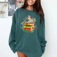 History Month Black History Shirts Book Lover Teacher Comfort Colors Sweatshirt Chalky Mint