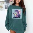Trex Reading Book Dinosaur Comfort Colors Sweatshirt Chalky Mint Trex Reading Book Dinosaur Comfort Colors Sweatshirt Chalky Mint