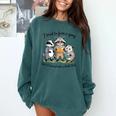 I Tried To Form A Gang But It Turned Into A Book-Club Reader Comfort Colors Sweatshirt Chalky Mint