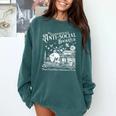 Unapologetically Antisocial Book Club Meets Weekly Retro Comfort Colors Sweatshirt Chalky Mint Unapologetically Antisocial Book Club Meets Weekly Retro Comfort Colors Sweatshirt Chalky Mint