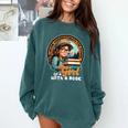 Never Underestimate The Power Of a Girl With a Book Reading Comfort Colors Sweatshirt Chalky Mint