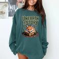 Unearth A Story Fox Reads a Book Comfort Colors Sweatshirt Chalky Mint Unearth A Story Fox Reads a Book Comfort Colors Sweatshirt Chalky Mint