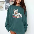 West Highland Terrier Books Dog Breed Westie Comfort Colors Sweatshirt Chalky Mint West Highland Terrier Books Dog Breed Westie Comfort Colors Sweatshirt Chalky Mint