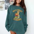 Wild About Reading Cute Leopard Teacher Kids Book Lover Comfort Colors Sweatshirt Chalky Mint Wild About Reading Cute Leopard Teacher Kids Book Lover Comfort Colors Sweatshirt Chalky Mint