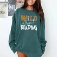 WILD ABOUT READING Reading Books Bookworm Library Day Comfort Colors Sweatshirt Chalky Mint WILD ABOUT READING Reading Books Bookworm Library Day Comfort Colors Sweatshirt Chalky Mint