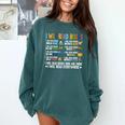 I Will Read Books On A Boat Fun Reading Lover Comfort Colors Sweatshirt Chalky Mint