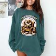 Wise Owl Reading Books Comfort Colors Sweatshirt Chalky Mint