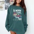 A Woman Cannot Survive On Books Alone She Also Needs Yarn Premium Comfort Colors Sweatshirt Chalky Mint A Woman Cannot Survive On Books Alone She Also Needs Yarn Premium Comfort Colors Sweatshirt Chalky Mint