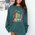Women Floral Book Big Fan Of Human Rights Liberal Protest Comfort Colors Sweatshirt Chalky Mint Women Floral Book Big Fan Of Human Rights Liberal Protest Comfort Colors Sweatshirt Chalky Mint