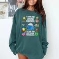Women's I Have No Control On A Cruise They Book Themselves Cruise Comfort Colors Sweatshirt Chalky Mint