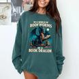 In a World Of Bookworms Be a Book Dragon Reading Comfort Colors Sweatshirt Chalky Mint In a World Of Bookworms Be a Book Dragon Reading Comfort Colors Sweatshirt Chalky Mint
