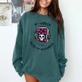 If I Wreck Pause My Audiobook Lover Reader Book-Club Women Comfort Colors Sweatshirt Chalky Mint