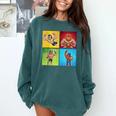 Wrestling Comic Book Wrestler Mexican Lucha Libre Mask Comfort Colors Sweatshirt Chalky Mint Wrestling Comic Book Wrestler Mexican Lucha Libre Mask Comfort Colors Sweatshirt Chalky Mint