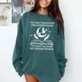They Didn't Burn Witches They Burned Women And Ban Books Comfort Colors Sweatshirt Chalky Mint They Didn't Burn Witches They Burned Women And Ban Books Comfort Colors Sweatshirt Chalky Mint